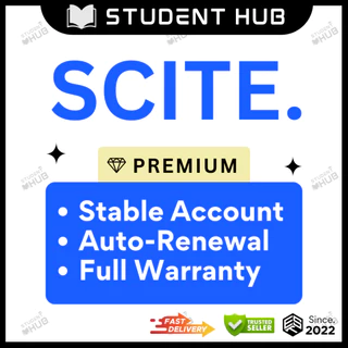 SCITE Individual Plan | Premium Plan | AI Tool for Research | Artificial Intelligence | Study Tool Research