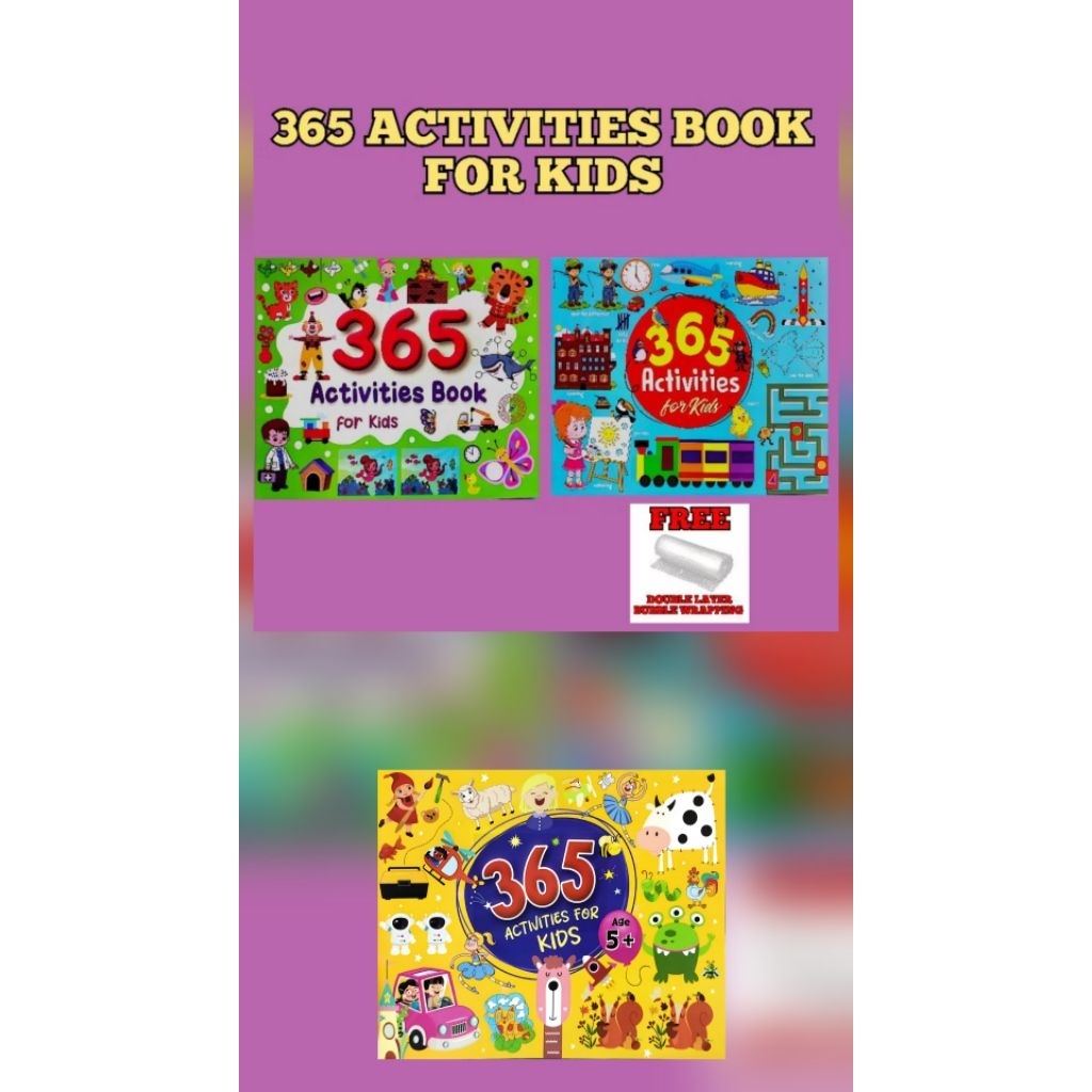 PRASEKOLAH / PRESCHOOL - 365 ACTIVITIES BOOK FOR KIDS - MIND TO MIND ...