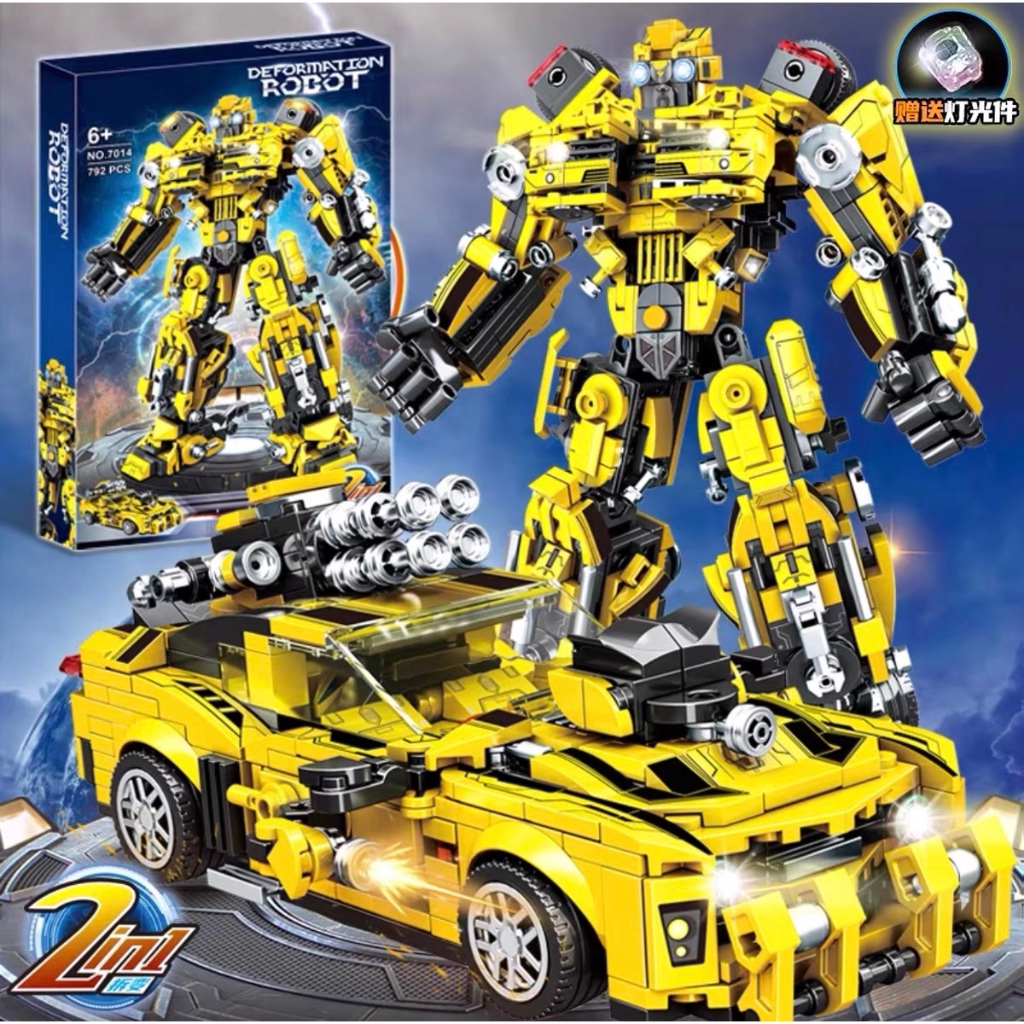 Transformer Bot Robot Building Blocks Optimus Sentinel Prime Bumblebee ...