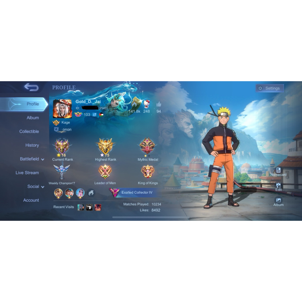 Account Mobile Legends | Shopee Malaysia