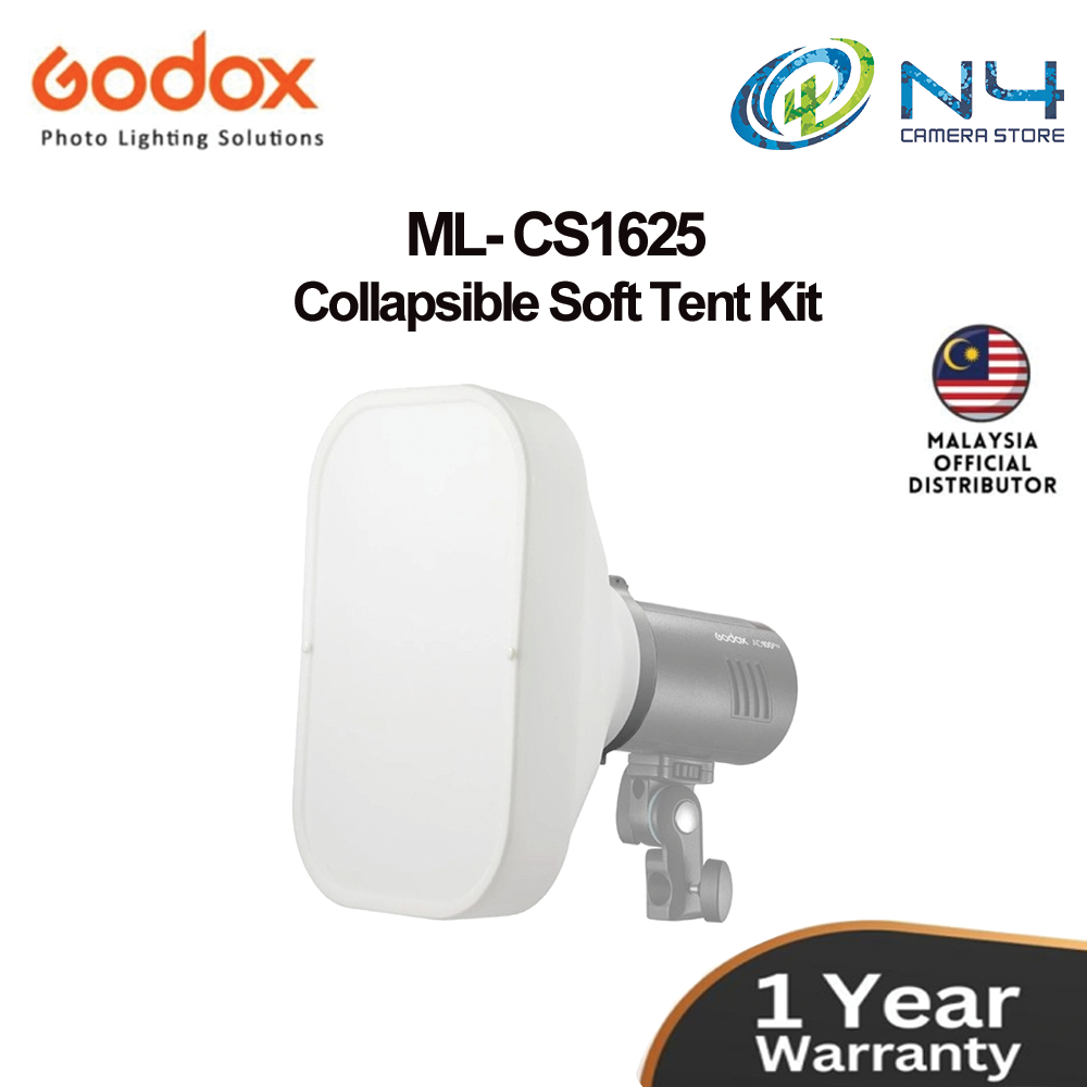 Godox ML-CS1625 – Kit Softbox Con 3 Adattatori Per Godox ML30/60, V1, AD300/400 – Luce Diffusa E Modellabile - 4