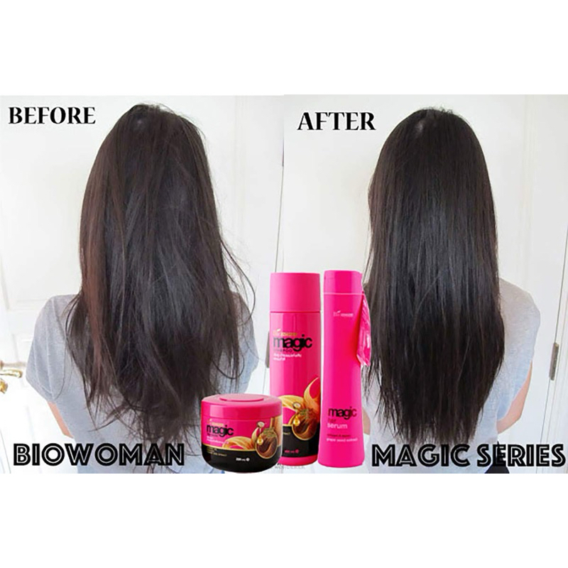 🔥🔥Biowoman magic hair shampoo, conditioner , serum Biowoman (Shampoo ...