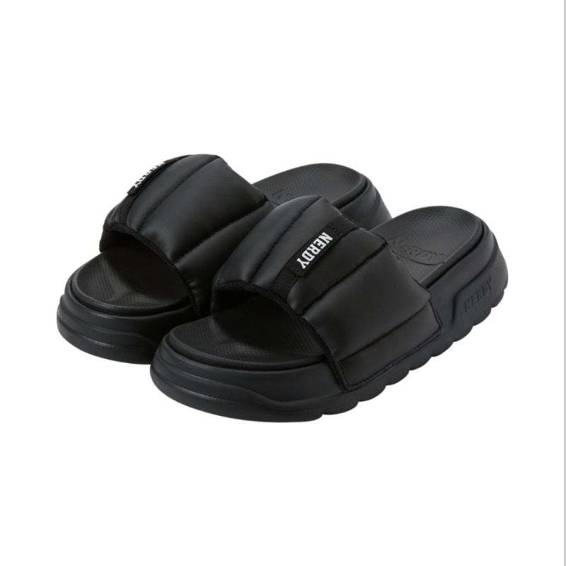 [ NERDY ]★24FW★韓国人気★LOVELY LETTER FLEECE SLIDES NERDY ]☆24FW☆韓国人気☆LOVELY LETTER FLEECE SLIDES (NERDY
