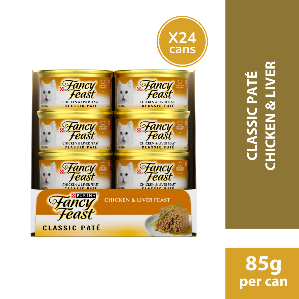 Fancy feast chicken and liver pate best sale