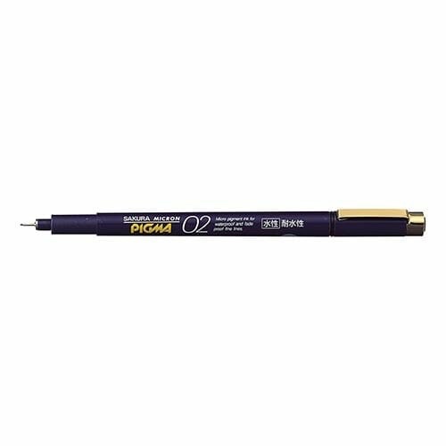 Sakura Pigma Micron Fineliner Pennen Set van 8 | Watervaste, Permanente Zwarte Inkt, Assorti Maten | Pennen voor Schrijven, Tekenen & Bullet Journal
