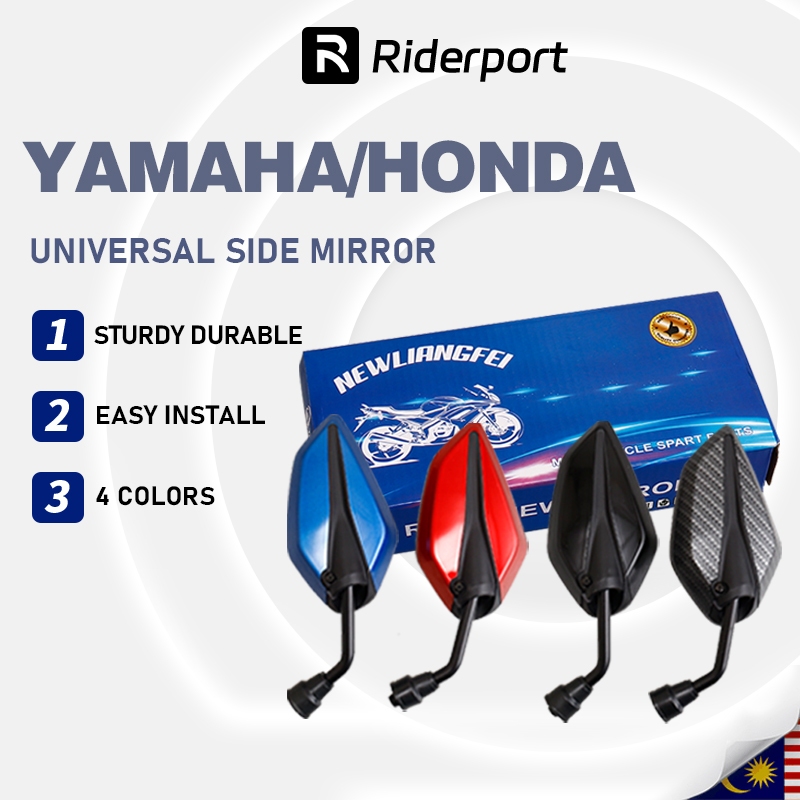 Yamaha Honda Rear View Mirror Cermin Sisi Side Mirror LC135 Y15 Y16 ...