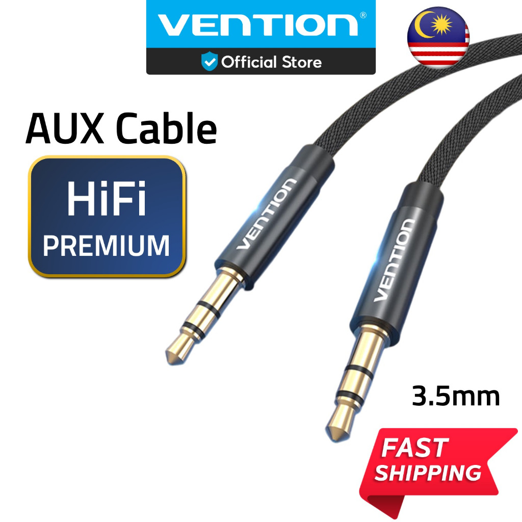 Vention AUX Cable HIFI Premium Braided Audio Cable for