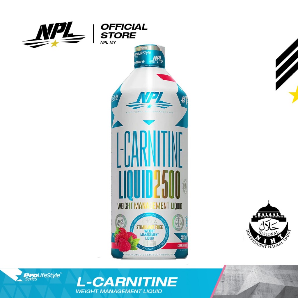 NPL L-Carnitine Liquid 2500 (480ml) Energy Perfomance Boost Metabolism,  Focus | Shopee Malaysia