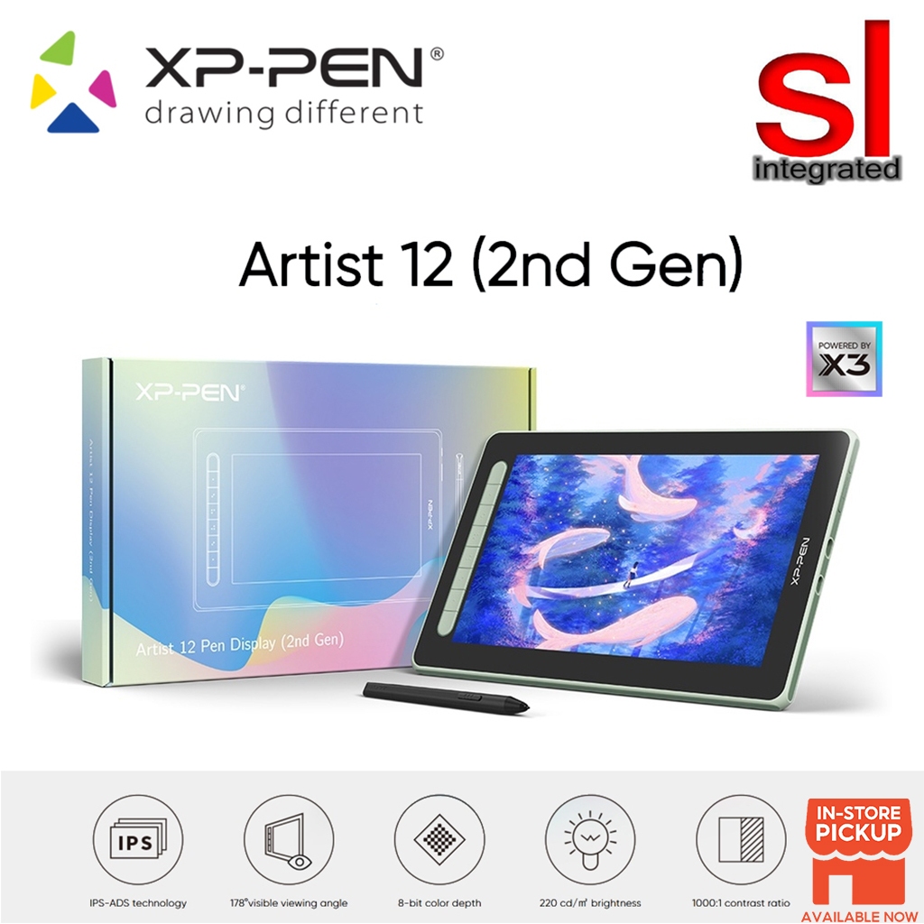 XP-Pen Artist 12 (Gen 2) FHD Display Drawing Tablet