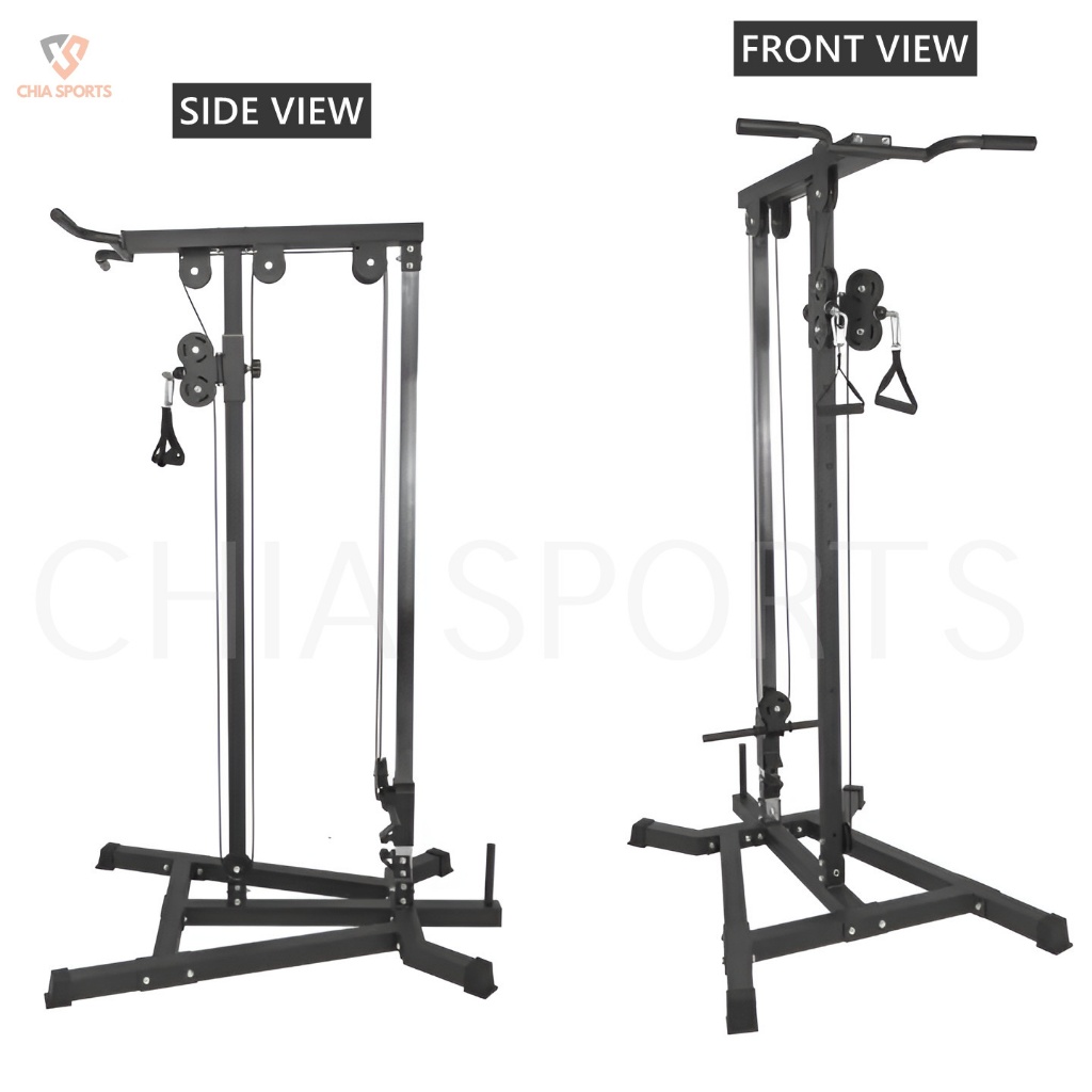 Plate loaded Single Stack Dual Pulley Machine Adjustable Cable ...