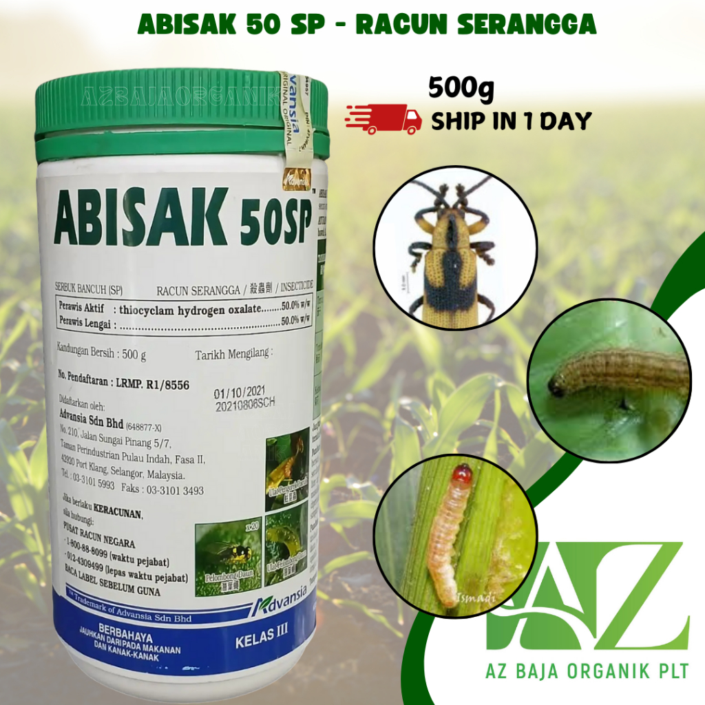 ABISAK 50SP - RACUN SERANGGA / PESTICIDE - 500G | Shopee Malaysia