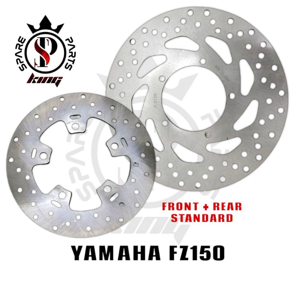 YAMAHA FZ150 FZ NEW FZ150i FRONT REAR DISC BRAKE PLATE PIRING DISC BREK ...