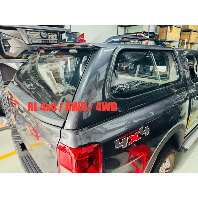Ford ranger T9 2022 2023 2024 rear canopy cover sliding window roof ...