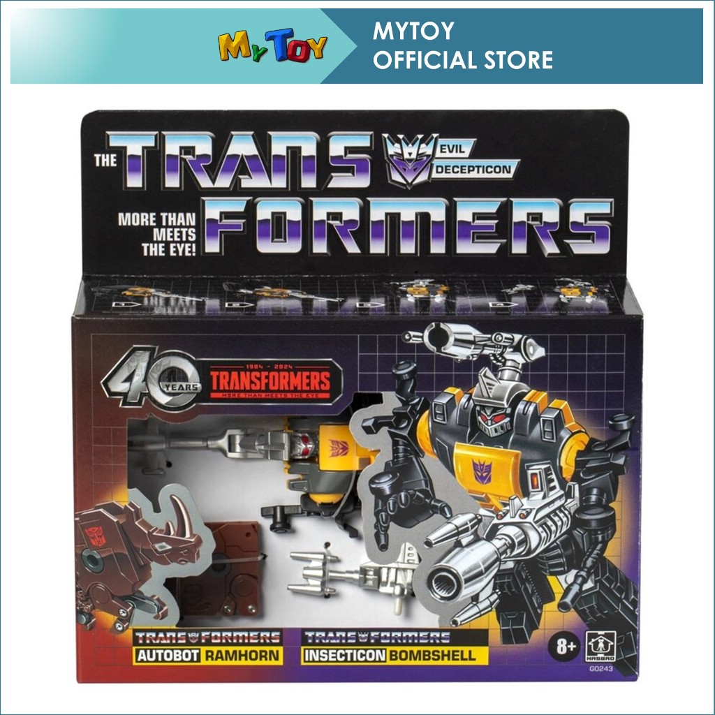 Transformers Retro 40th Anniversary G1 Bombshell & Ramhorn (In-Stock) New MISB | UK