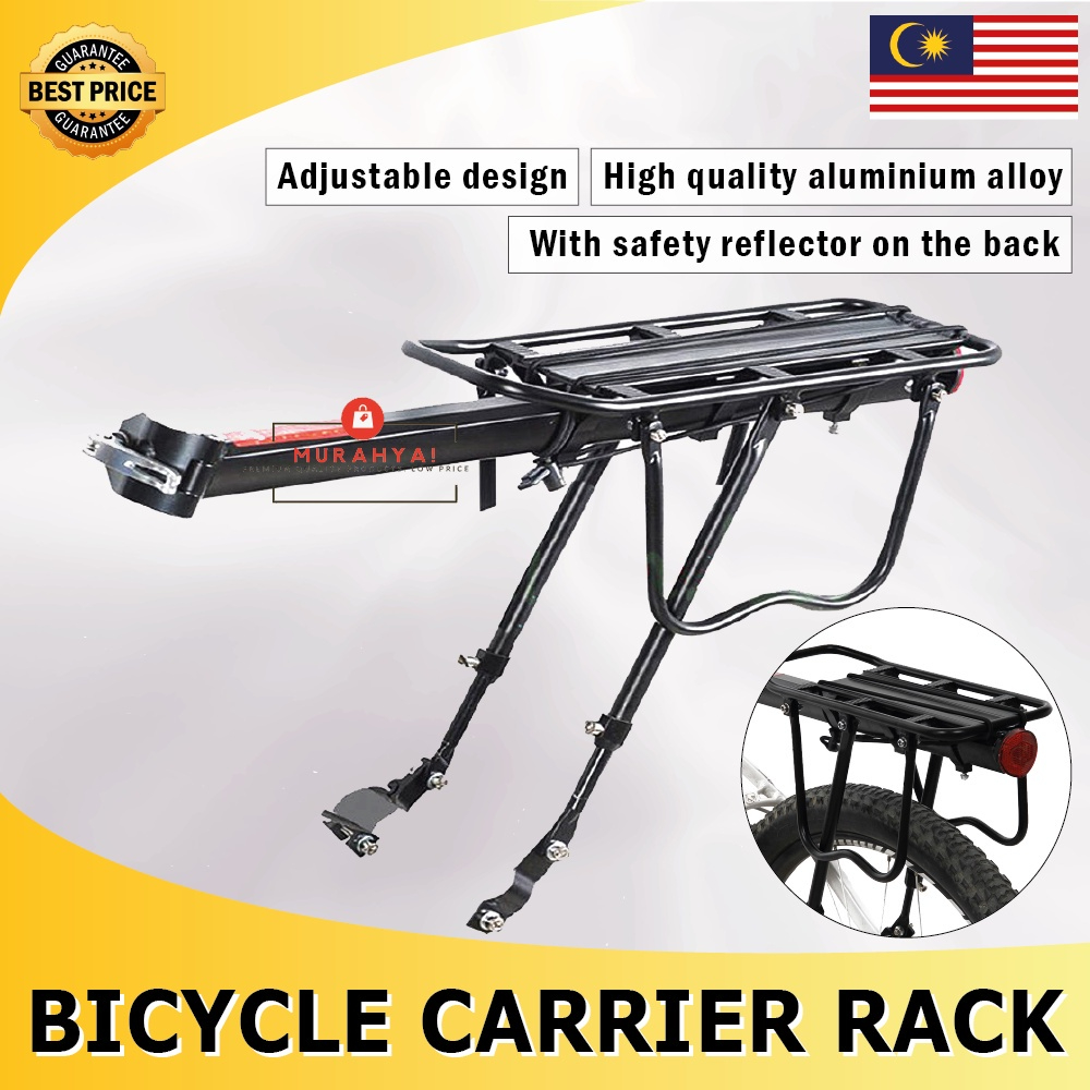 Carrier Rack Belakang Basikal Bike Rear Rack Adjustable Bicycle Seat ...