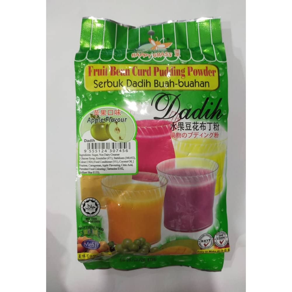 310G Happy Grass Dadih Curd Powder Serbuk dadih buah-buahan 水果布丁 - Exp ...