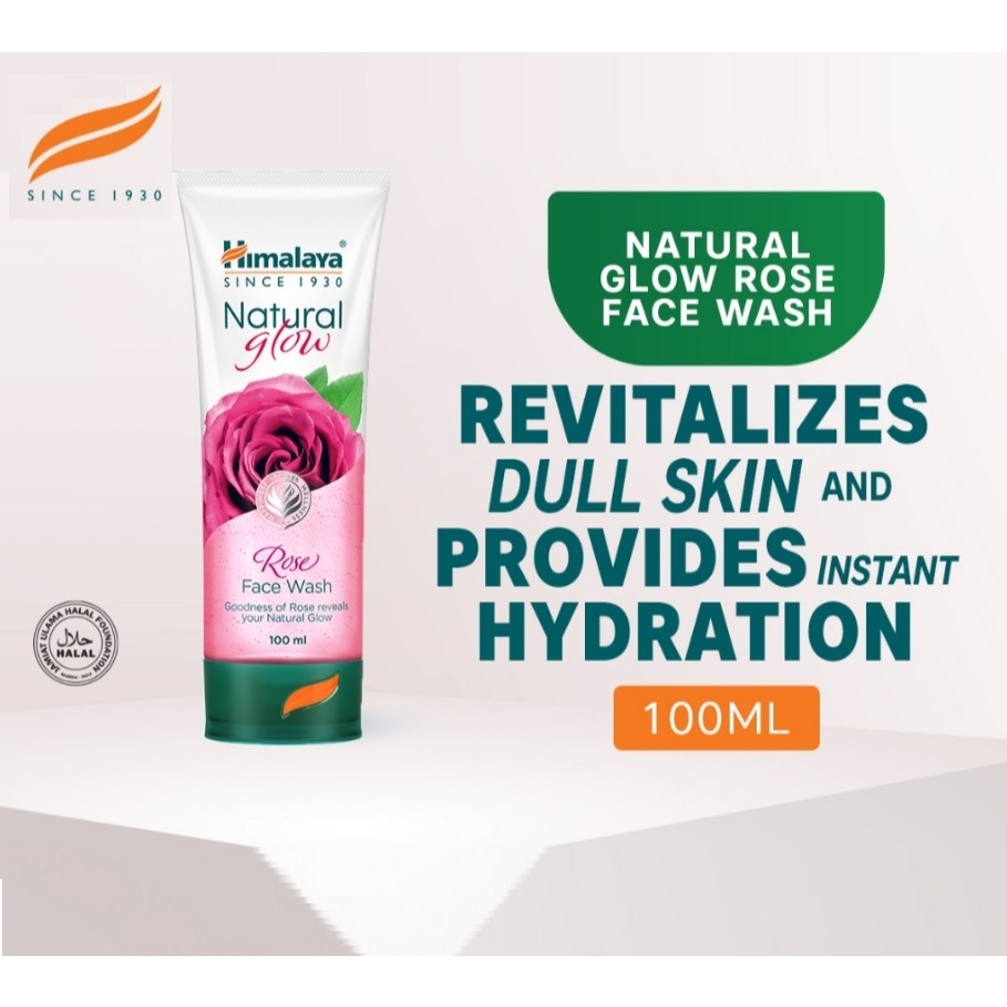 Himalaya Natural Glow Rose Face Wash 100ml Shopee Malaysia