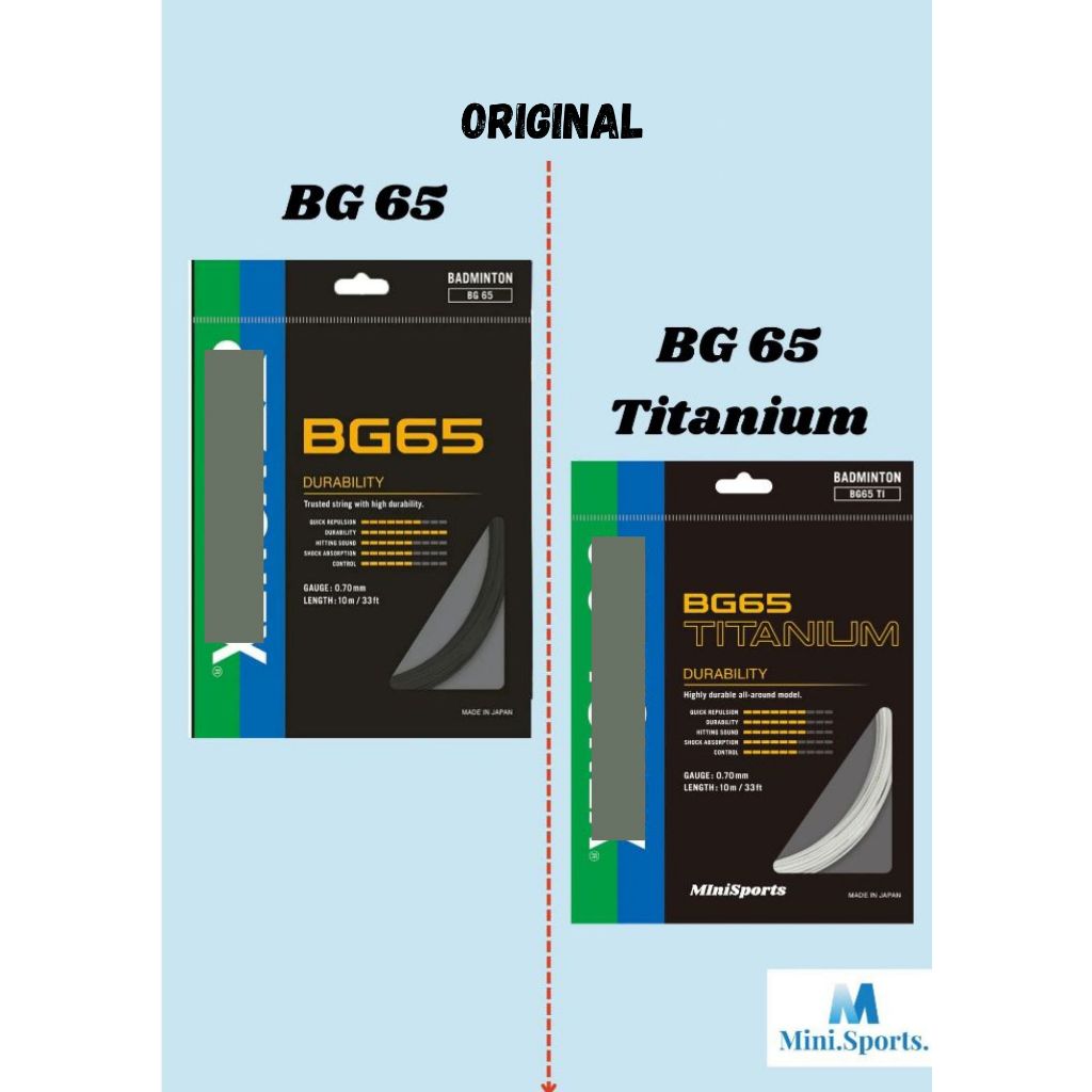 [100% Original] YY Bg 65/ Bg65Titanium Badminton String | Shopee Malaysia