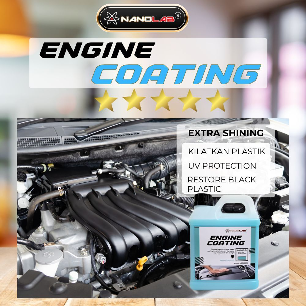 Engine Coating | Plastic Black Shine |Exterior Plastic Restorer ...