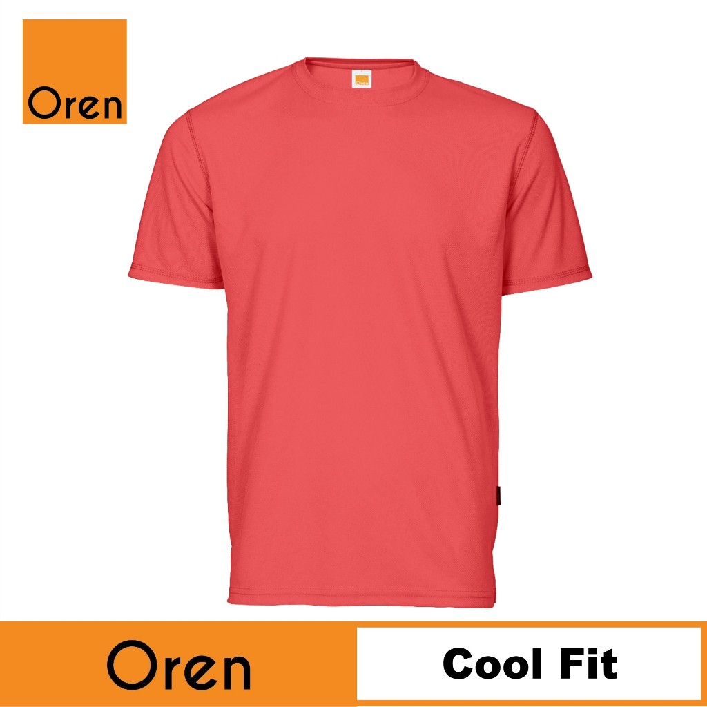 BEST SELLER OREN SPORT Unisex Cool Fit Microfiber Round Neck Plain Jersey T Shirt Baju Kosong Murah Plus Size QD04 E Shopee Malaysia
