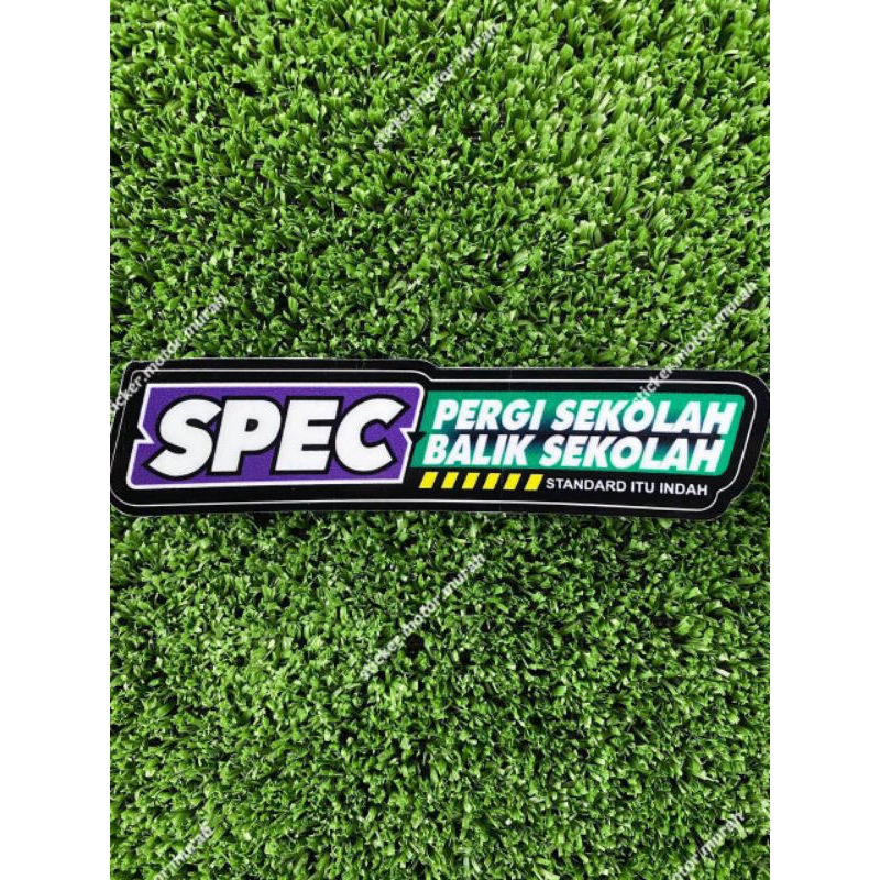 STICKER MINI SPEC PERGI KERJA BALIK SEKOLAH | Shopee Malaysia