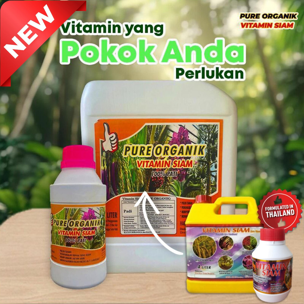 VITAMIN SIAM PURE ORGANIK | Vitamin siam paling viral | 4L, 5L | Shopee ...