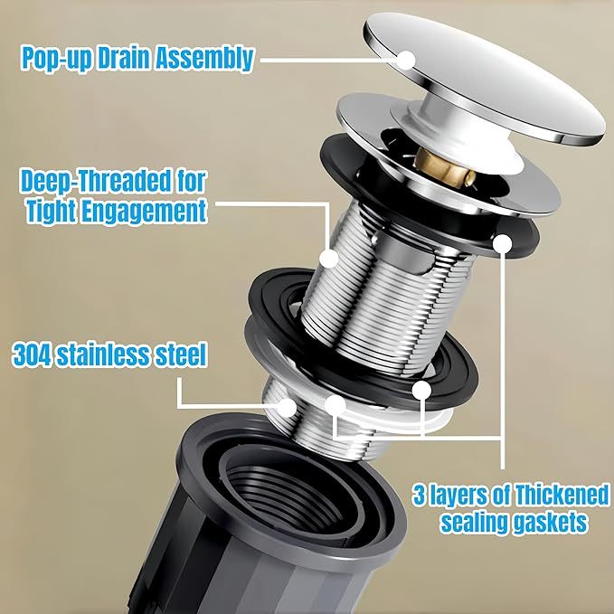 Wash Basin Drain Pipe Bathroom Panel Drain Flexible Hose Plug Anti-Odor ...