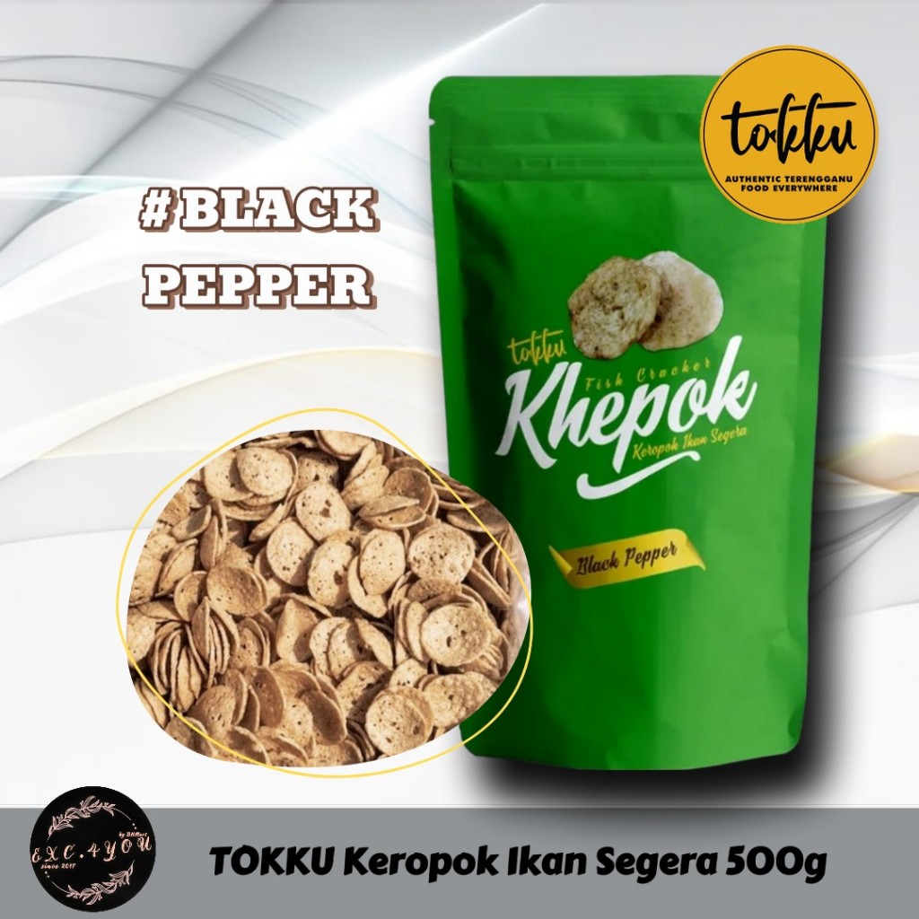 1x500g TOKKU Keropok Ikan Segera | Fish Cracker | Rangup Lekor | Halal ...