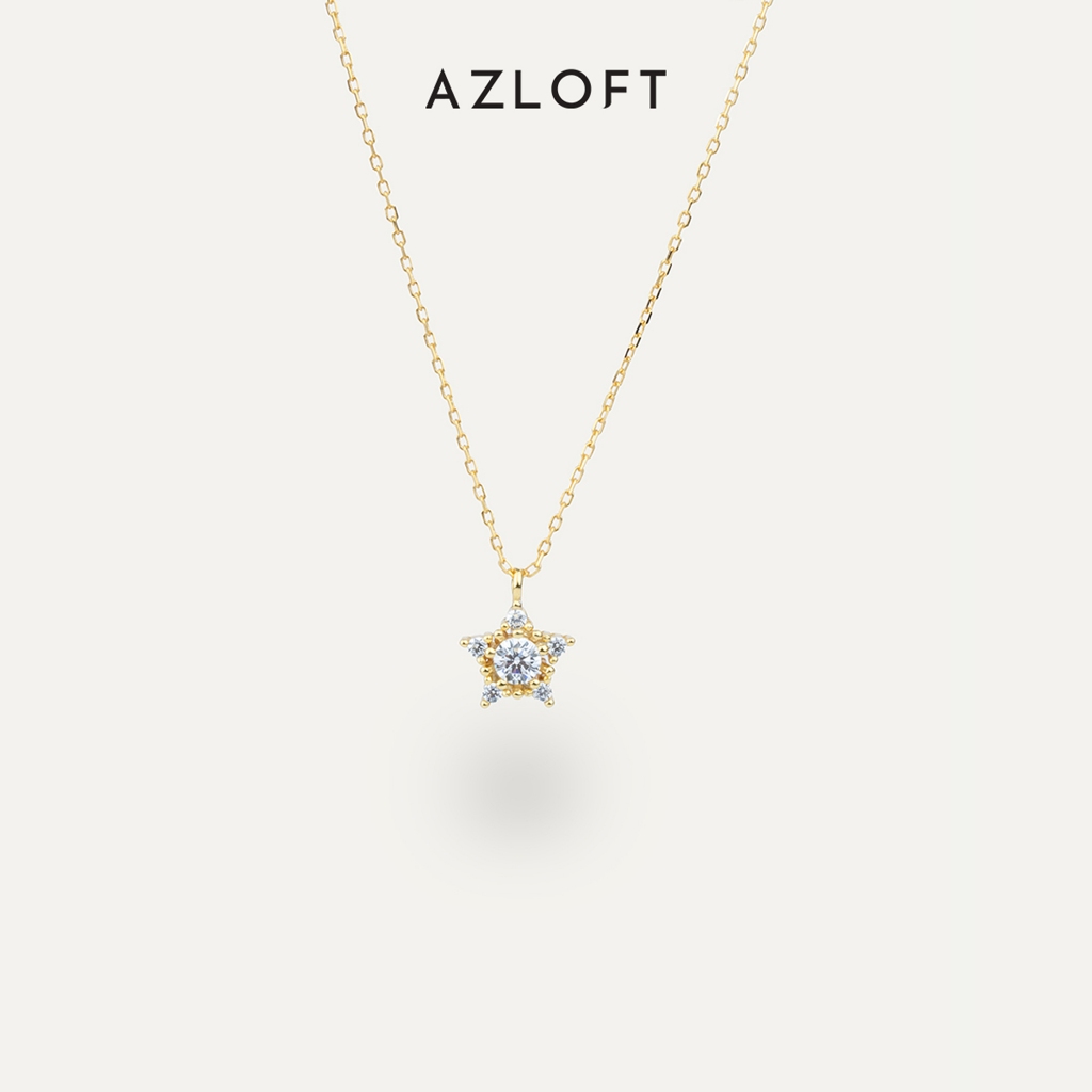 Starlight Necklace Women Zirconia Stone, Waterproof, Hypoallergenic