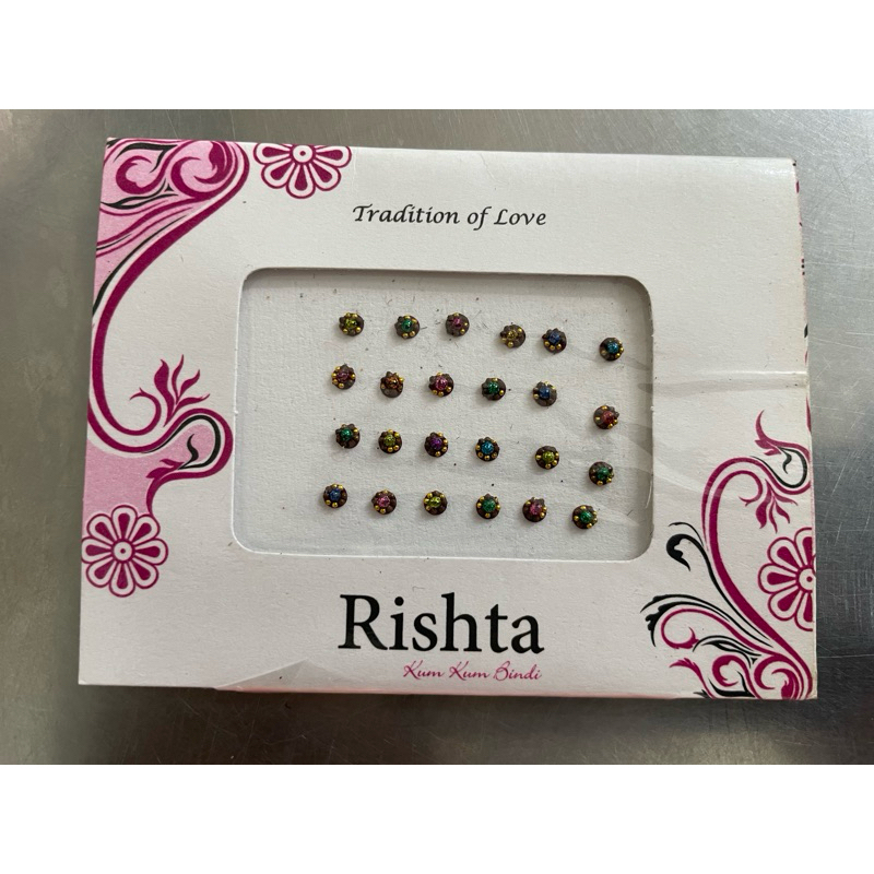 Rishta Bindi Tradition of Love - Round 24 Colourful Bindi | Shopee Malaysia