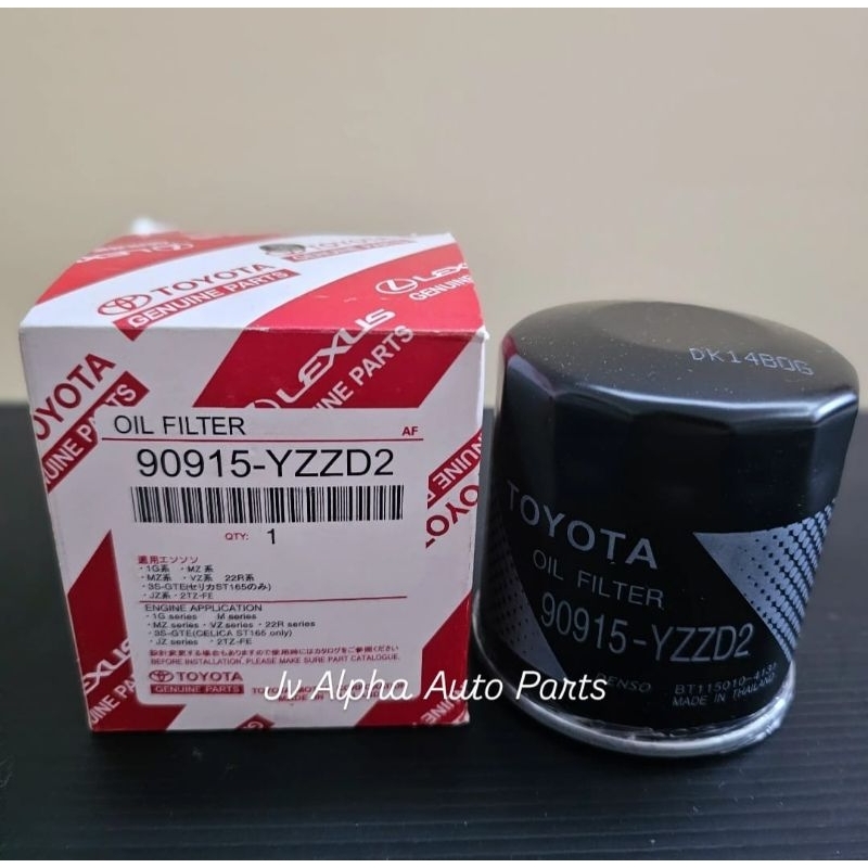 OIL FILTER 90915-YZZD2 Toyota for HILUX, HIACE, INNOVA, FORTUNER ...