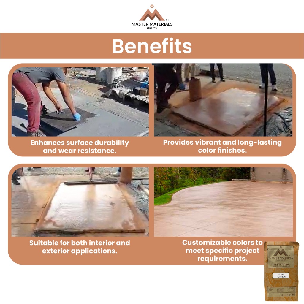 MASTERPAV Concrete Imprint Colour Hardener Powder M300 G1 (25kg ...