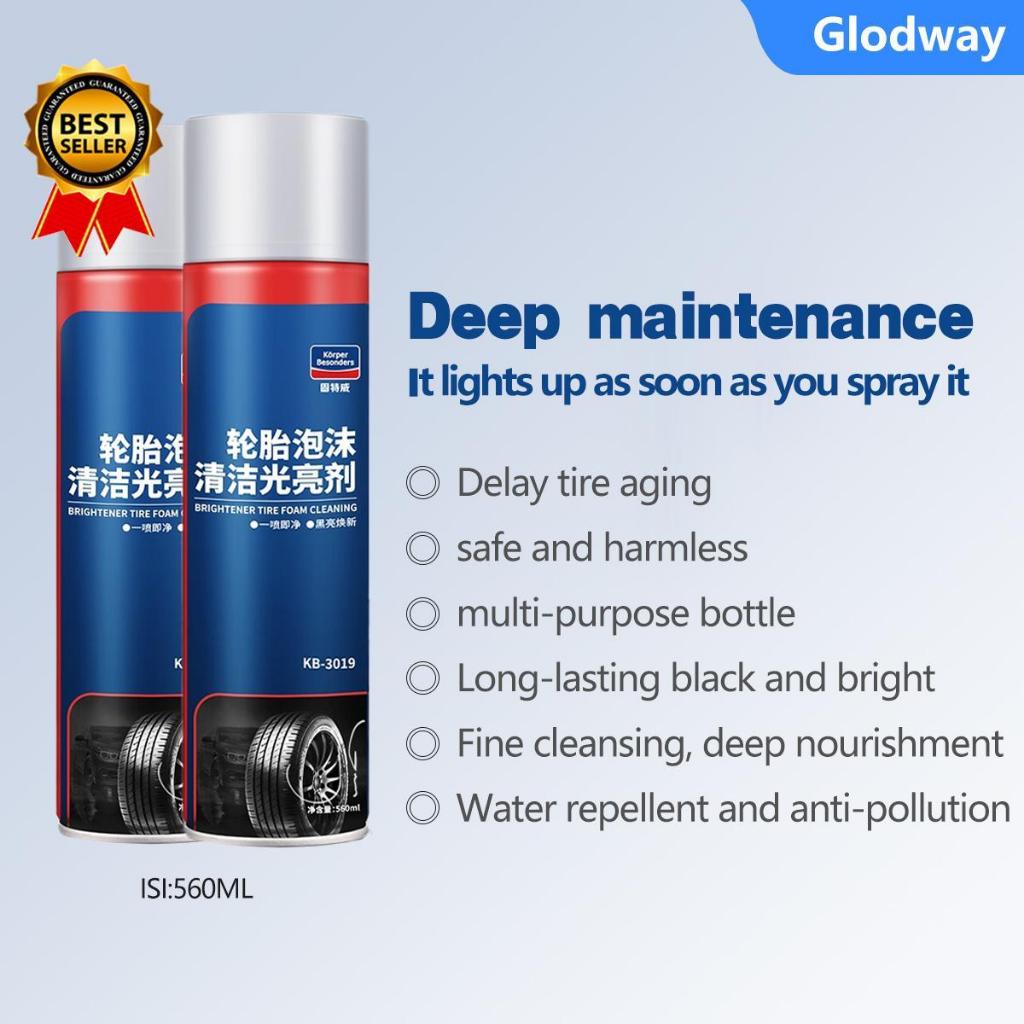 Glodway Extreme Tyre Shine Wet Rich Black Car Detailing Tayar Shine