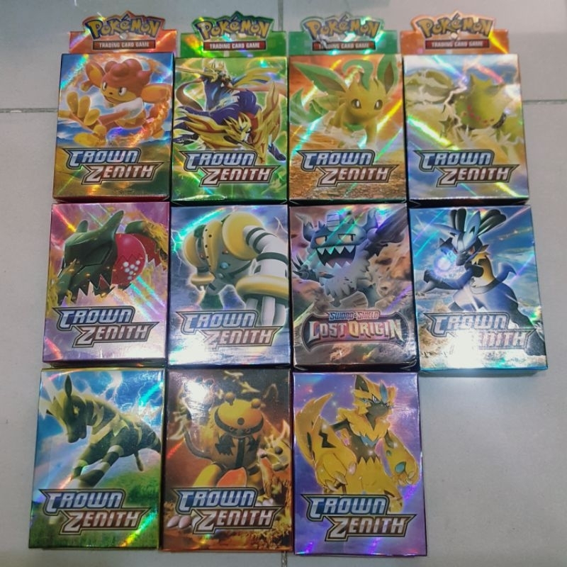 Buy 5box free 1 booster pack}Pokemon Trading Card Game PKGO-30 CROWN ZENITH  SWORD&SHILED Lost Origin | Shopee Malaysia