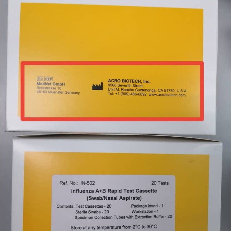 [MDA APPROVED] Influenza A+B Rapid Test Kit (20Kits/Box) | Shopee Malaysia
