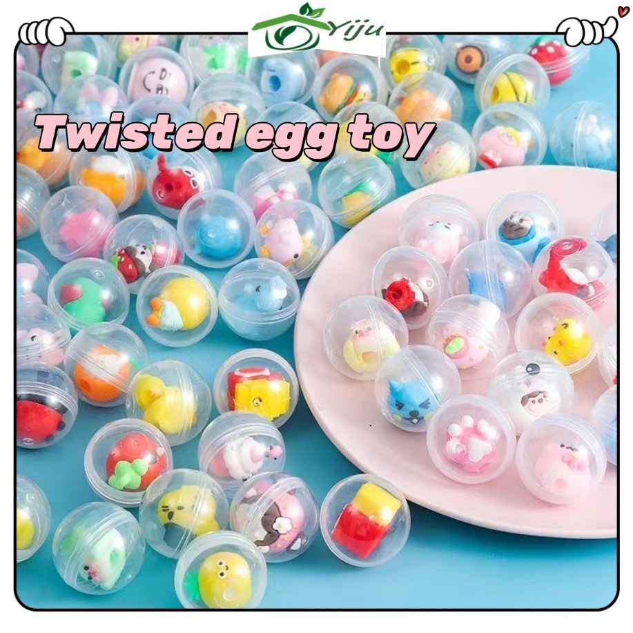 [Available] Surprise Egg Twisted Egg Capsule toy Cute cartoon movable ...
