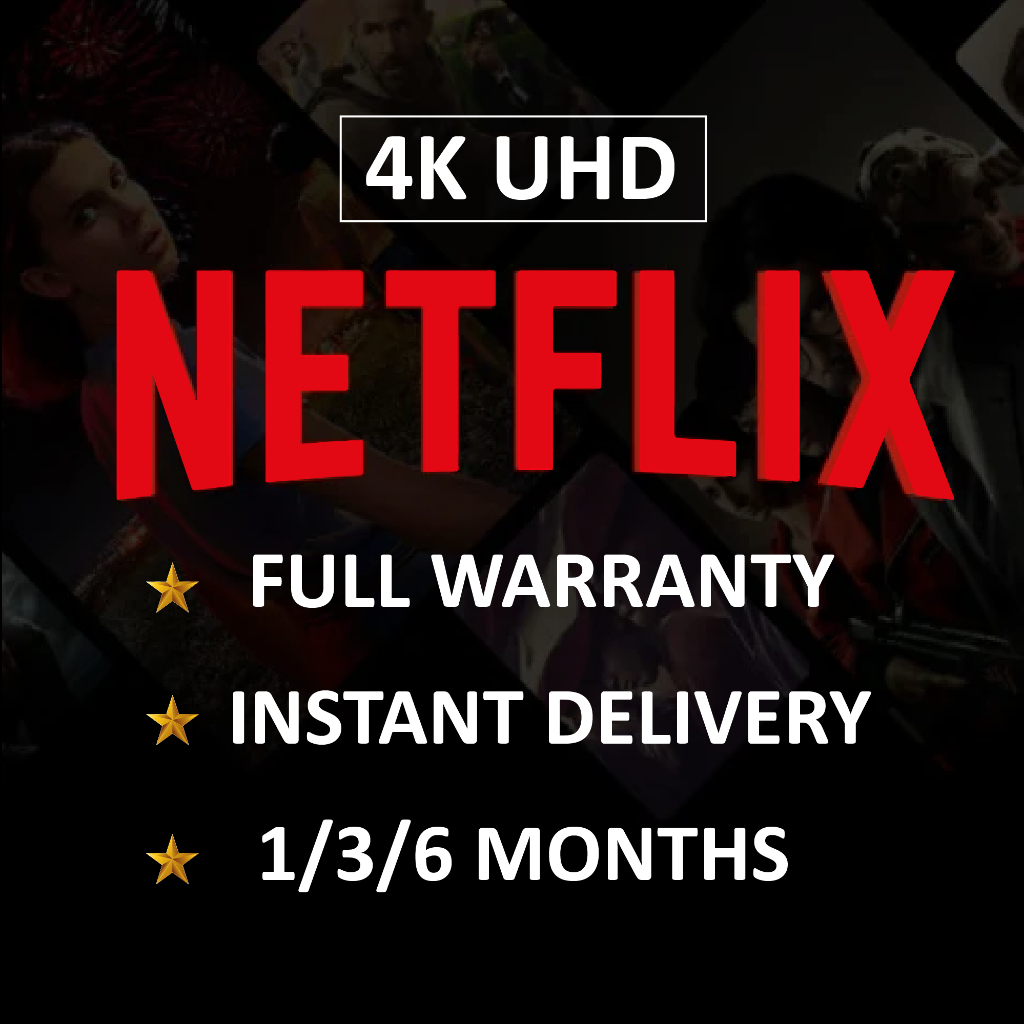 🔥STABLE READY STOCK🔥4K Netflix Premium Original Account with Warranty