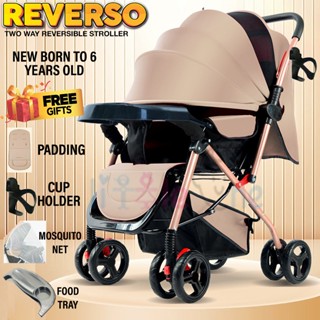 Little One Baby REVERSO Two Way Facing troller NEW BORN TO 6 YEARS OLD Infant baby stroller two way kids stroller Shopee Malaysia