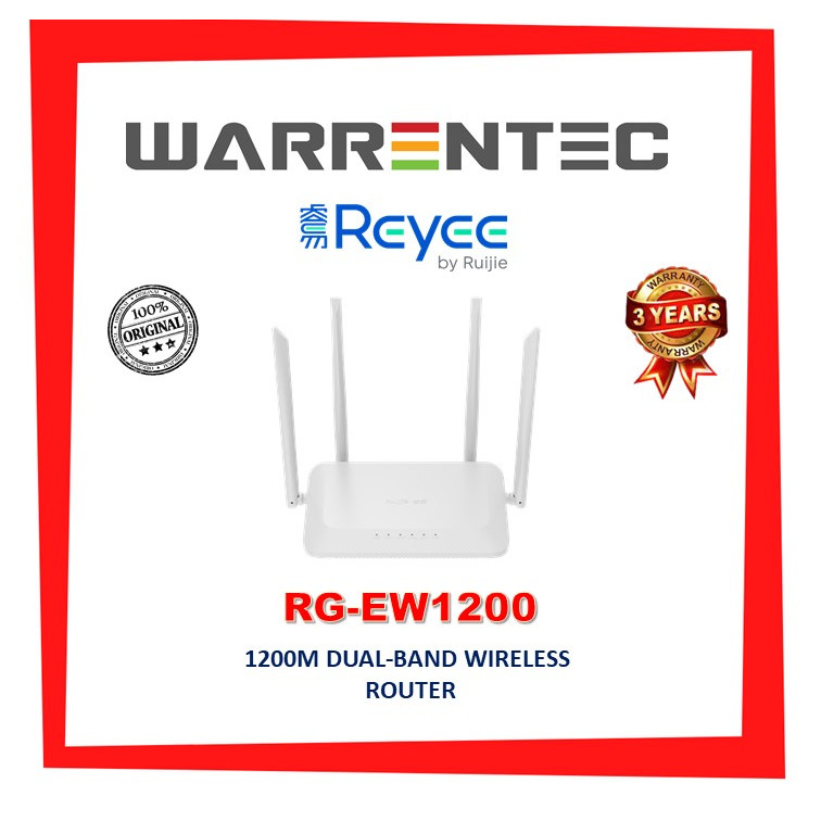 REYEE RG-EW1200 1200M DUAL-BAND WIRELESS ROUTER | Shopee Malaysia