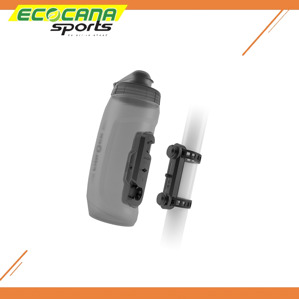 Fidlock Twist Bottle 590 Ml + Bike Base – Bouteille Magnétique Anti-Fuite Auto-Scellante – Porte-Bidon Sans Cage Pour Vélo – Noir