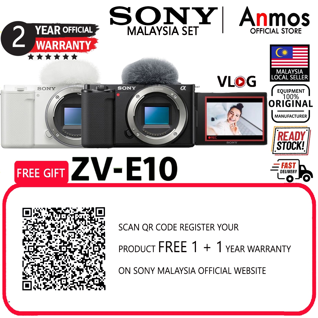 READY STOCK Sony ZV E10 16 50mm kit SONY MALAYSIA 2 YEARS WARRANTY COMBO LIVE STREAMING SET
