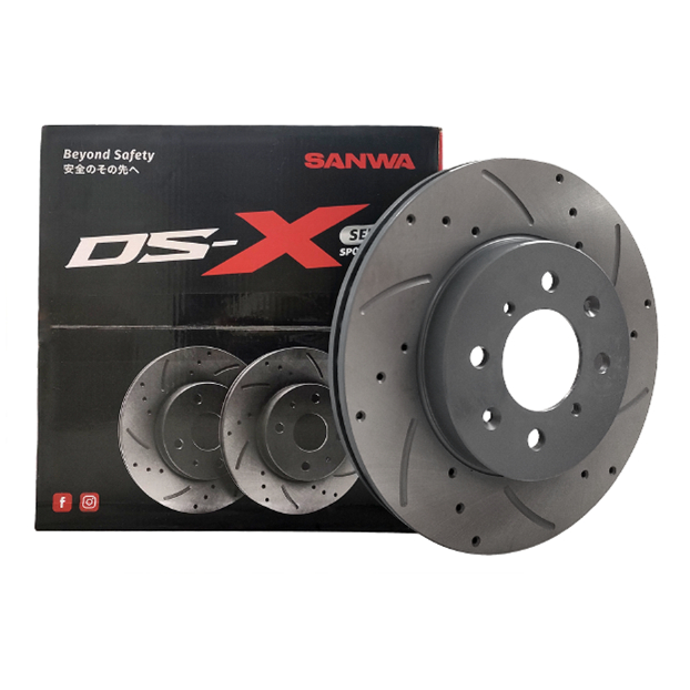 SANWA SPORT JAPAN PERODUA MYVI D20N 2018-2026 FRONT SLOTTED DRILLED ...