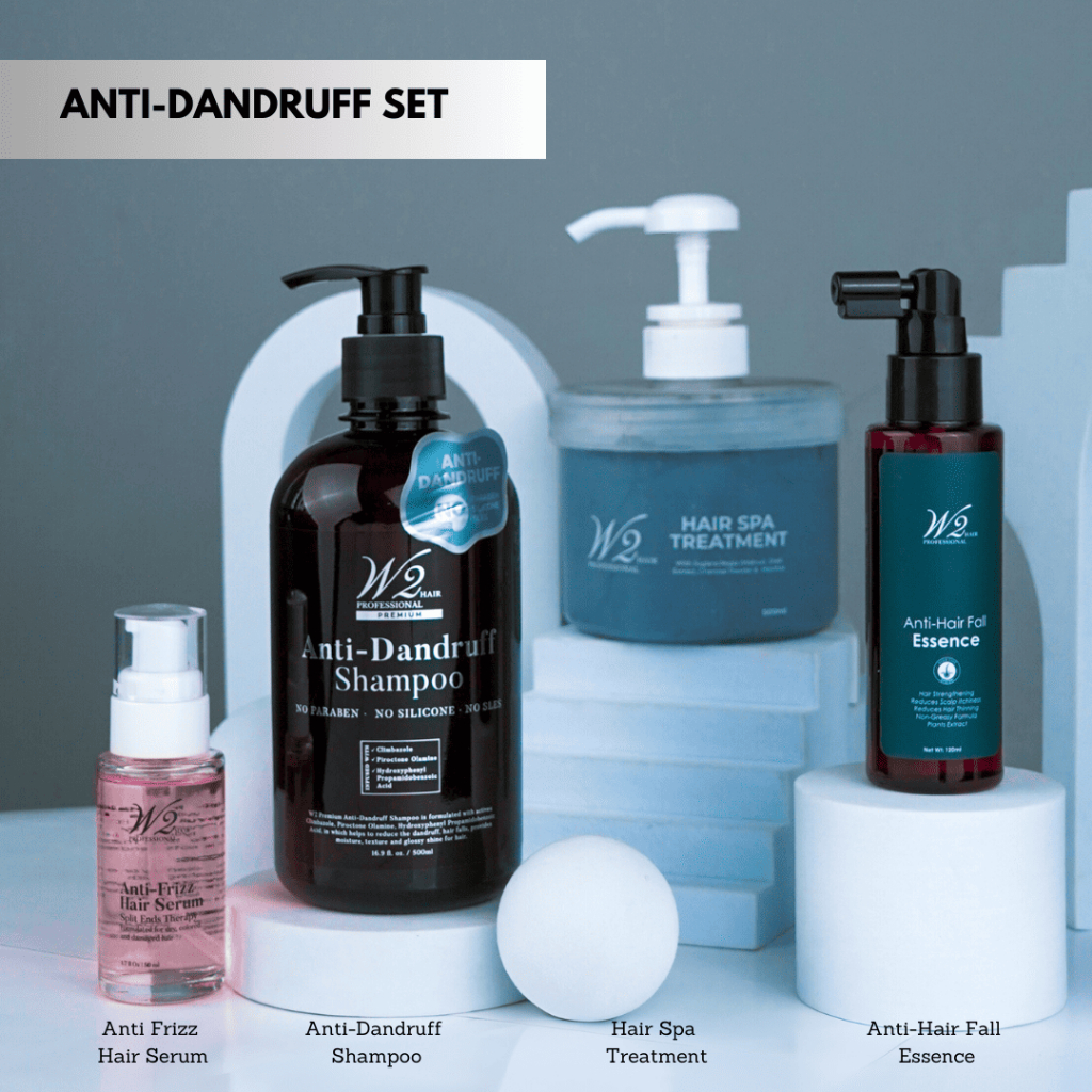 W2 Hair Care Set (Dry & Frizzy Hair Set/ Anti-Dandruff Set/ Hair Fall ...