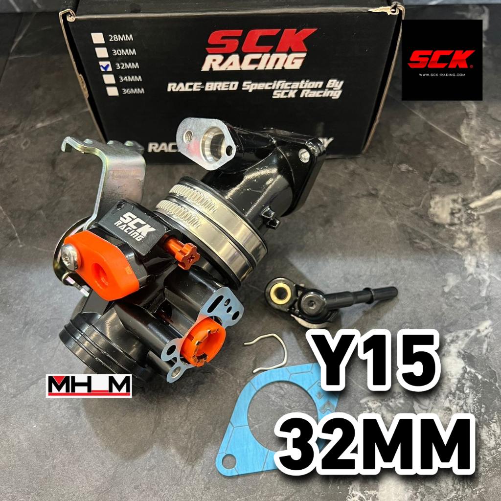 SCK RACING THROTTLE BODY KIT TWIN JET Y15ZR 32MM | Shopee Malaysia