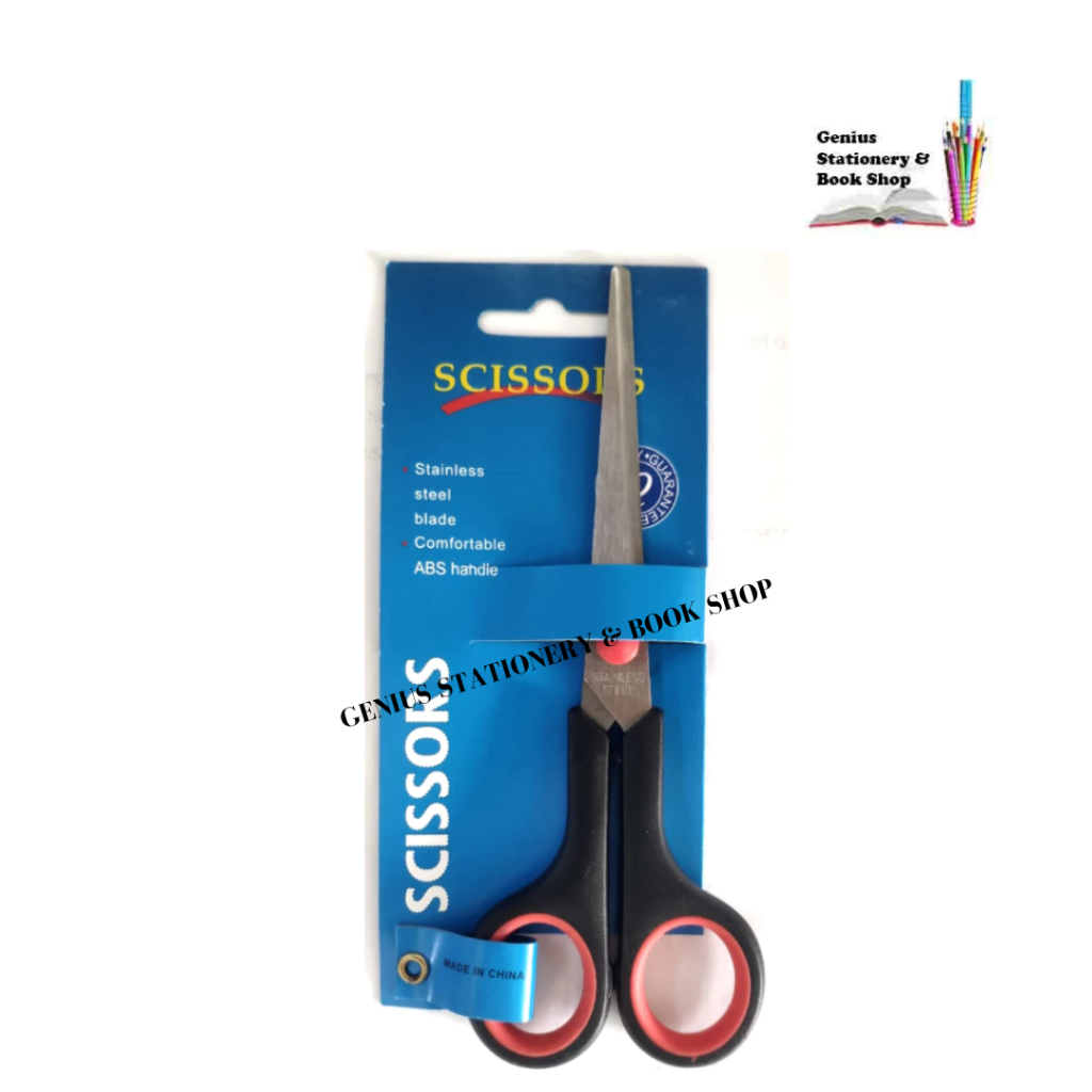 Student Scissors Office Scissors Stainless Steel 7 inch (Gunting ...