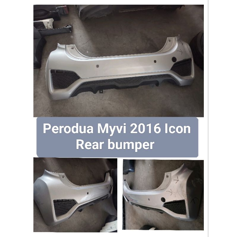 Perodua Myvi bumper Icon 2016 Rear Bumper | Shopee Malaysia