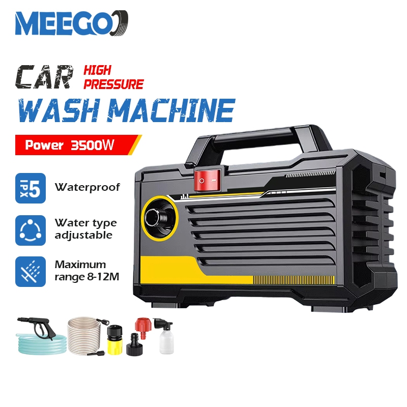 MeeGoo 4800W Car High Pressure Cleaner Car Washer Water Jet Portable ...