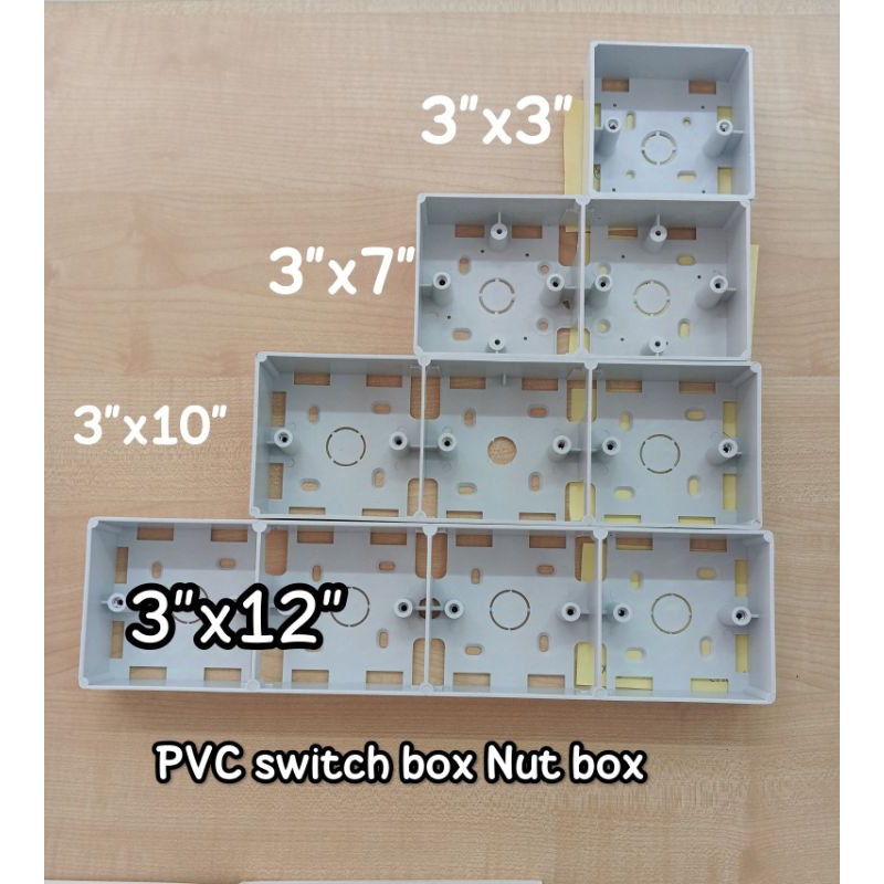 PVC NUT BOX Surface type/switch basa /box socket/switch box/blank plate ...