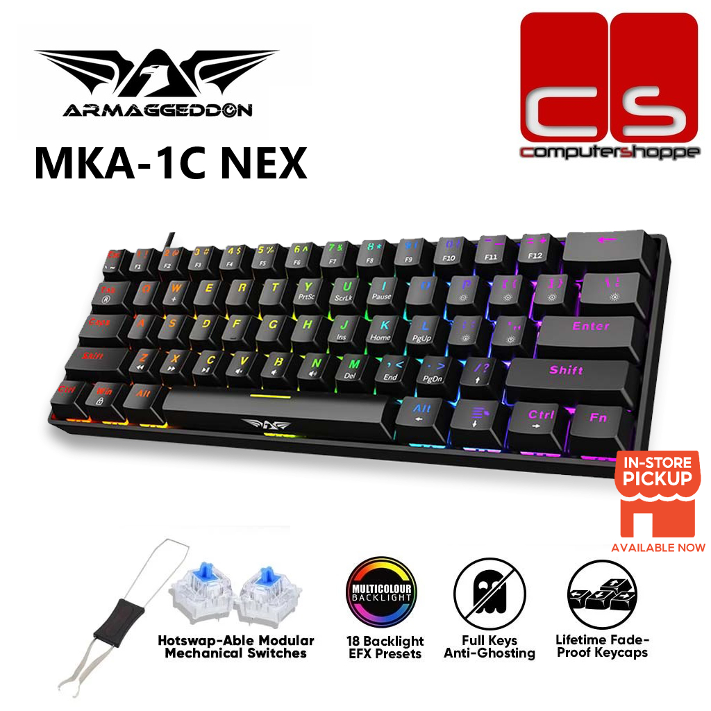Armaggeddon MKA-1C NEX Mechanical Gaming Keyboard | Shopee Malaysia