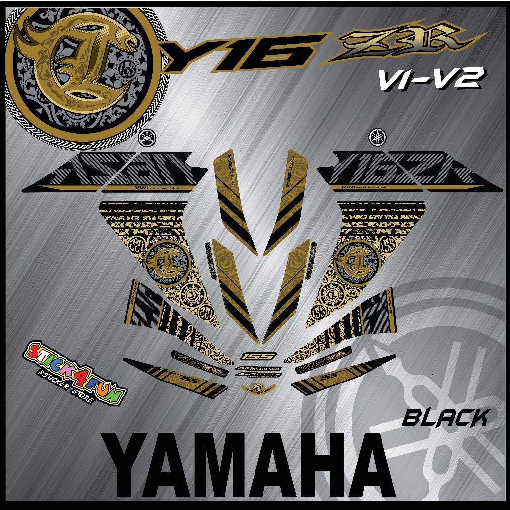 STRIPE MOTOR YAMAHA Y16ZR/155 BATMAN BATIK CUSTOM STRIPE 2024 DESIGN ...